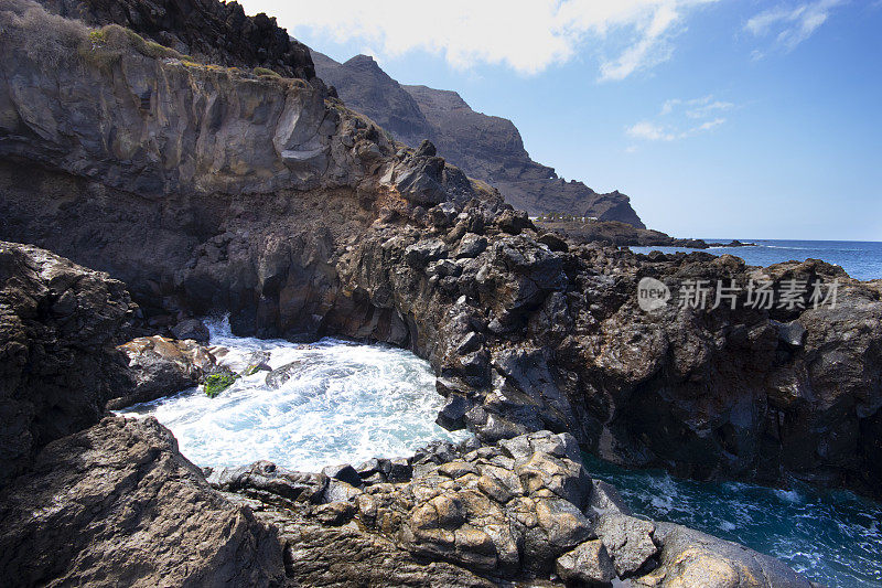 Playa de las Mujeres -岩石海岸在特内里费